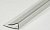 Профиль Кронос торцевой П 16 мм L=2,1 м, белый